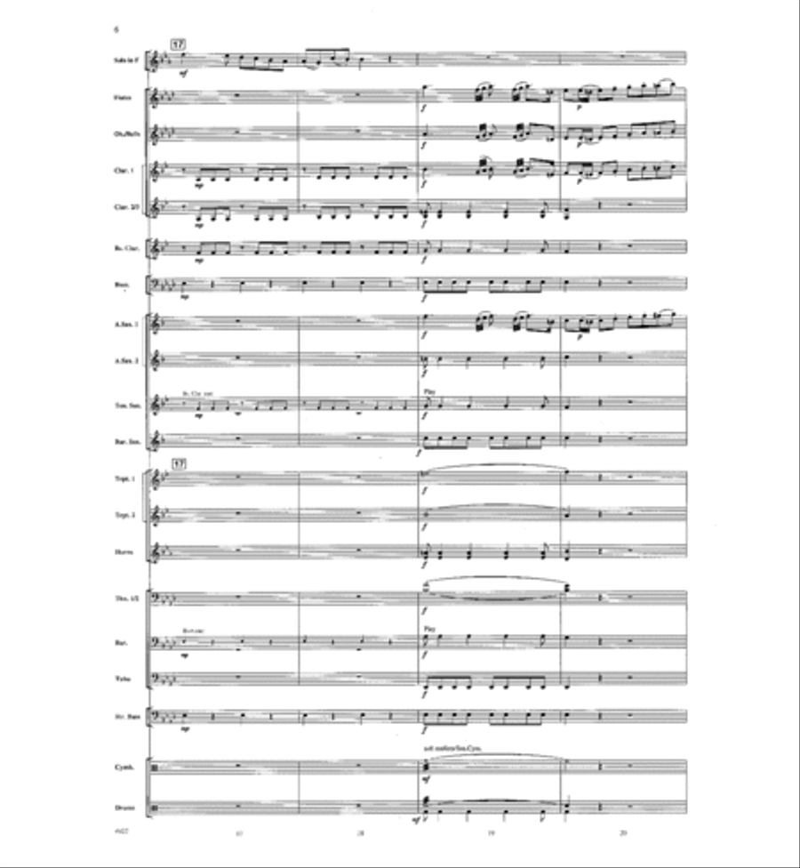 Romanza Concert Band scores gallery preview page 5