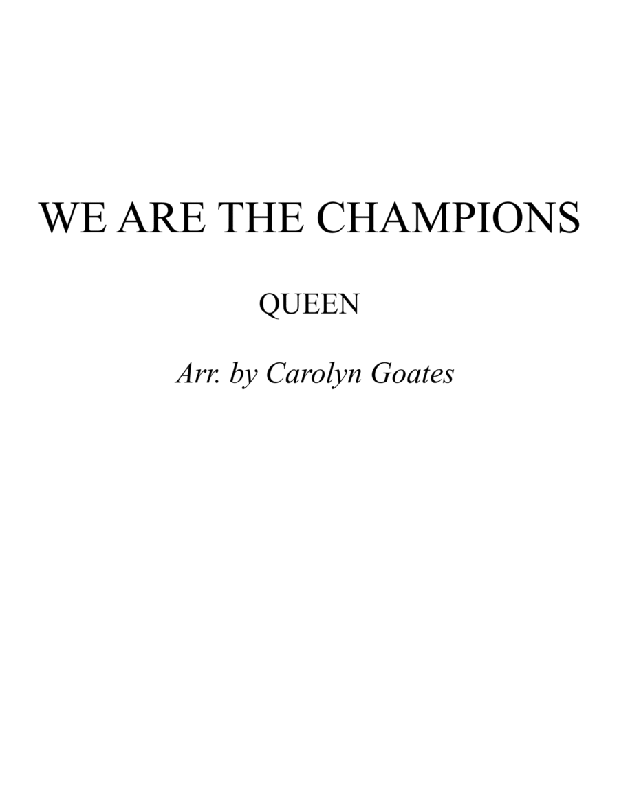 We Are The Champions image number null