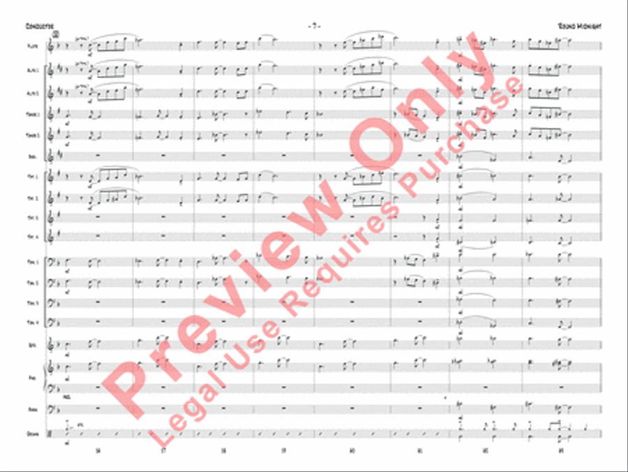 'Round Midnight Jazz Ensemble scores gallery preview page 10
