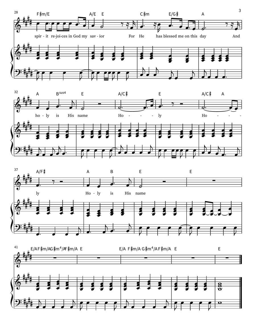 Magnificat Voice scores gallery preview page 3