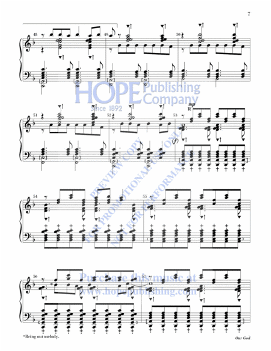 Our God 5-Octaves scores gallery preview page 8