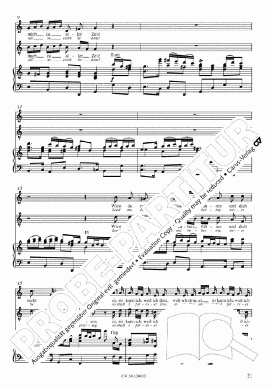 Thereby is revealed unto us the glory of God's favor (Daran ist erschienen die Liebe Gottes) 4-Part scores gallery preview page 22