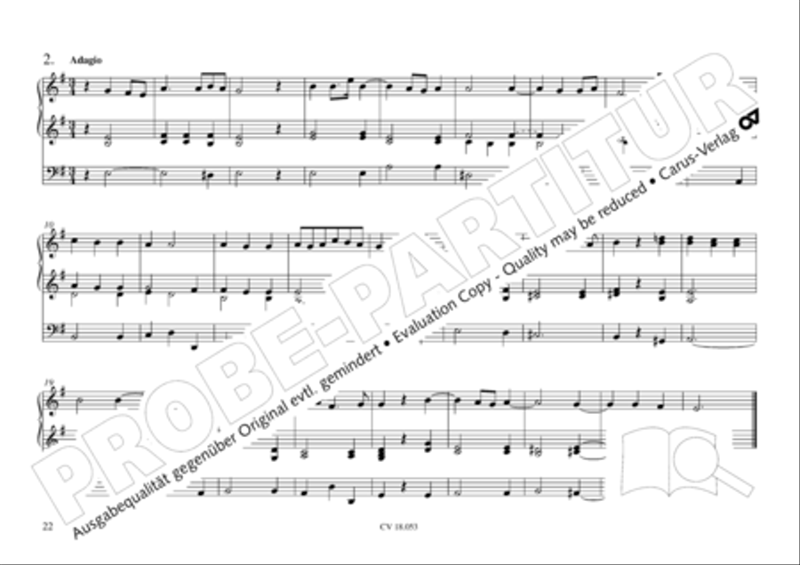 Das Husumer Orgelbuch von 1758 Organ Solo scores gallery preview page 23
