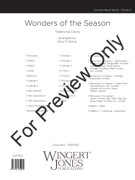 Wonders of the Season - Full Score