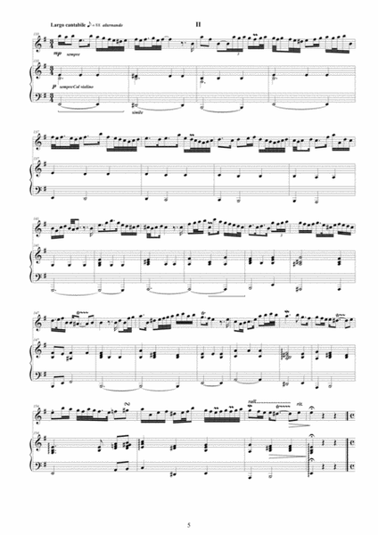 Vivaldi - Violin Concerto No.8 in G major RV 299 Op.7 for Violin and Piano image number null