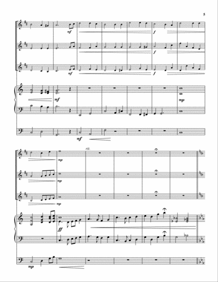 It Is Well With My Soul Brass Duet scores gallery preview page 5