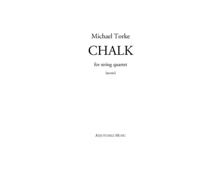 Chalk (score and parts)