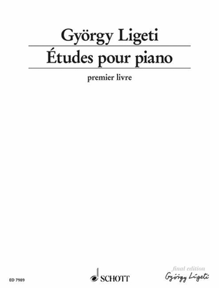 Book cover for Études pour Piano