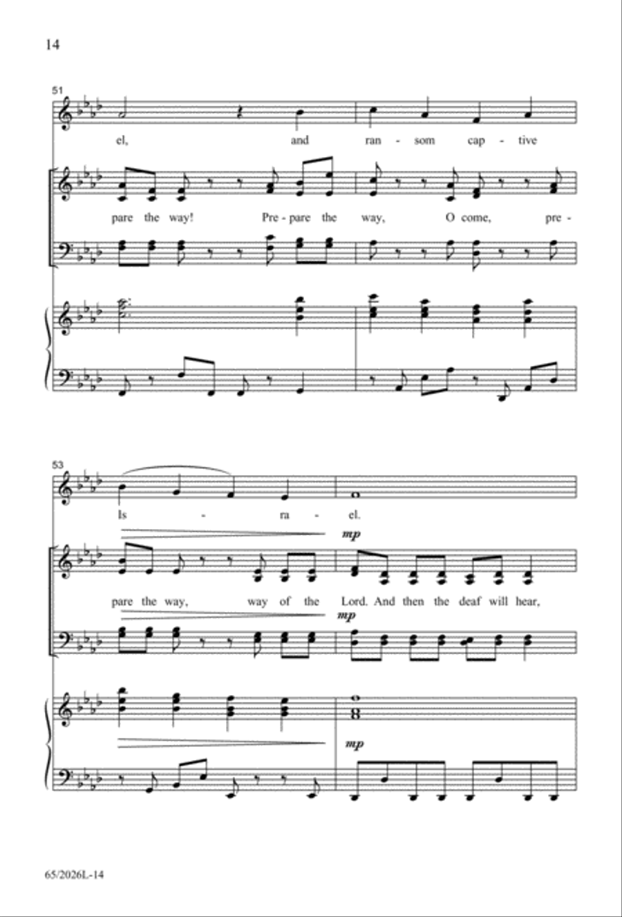 Night of the Father's Love 4-Part scores gallery preview page 15
