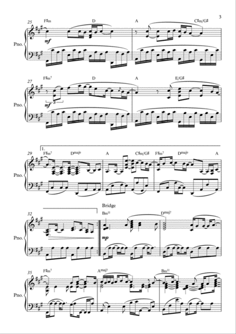 The A Team Piano Solo scores gallery preview page 3