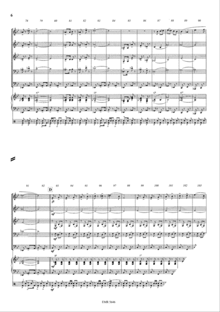 Birthday Party Birthday Party Brass Band scores gallery preview page 6