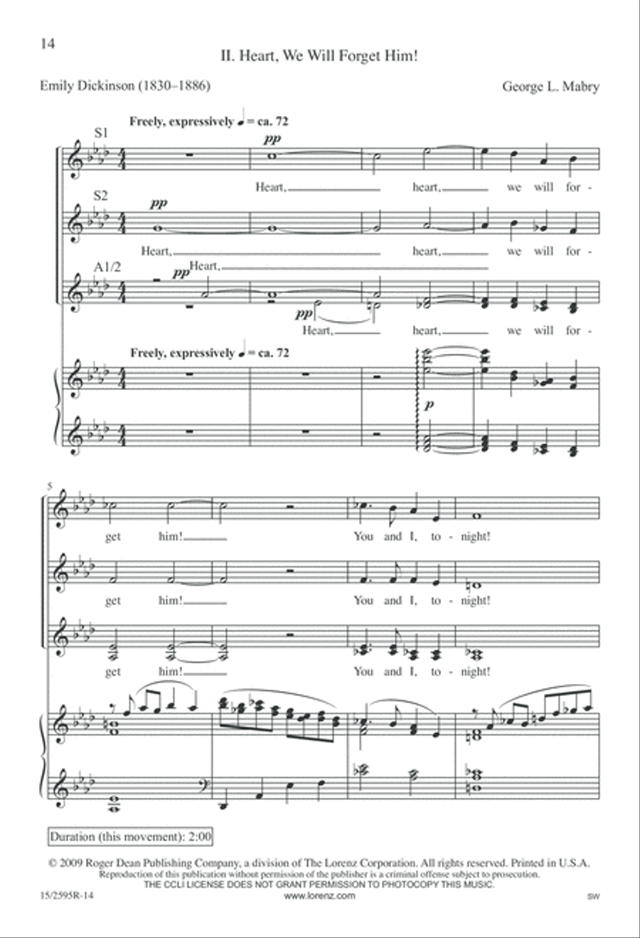 Music Comes 4-Part scores gallery preview page 15