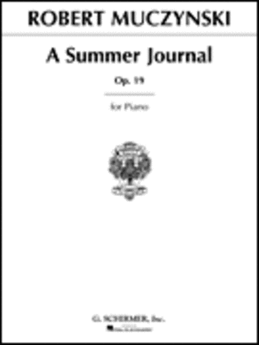 Summer Journal, Op. 19 Piano Solo scores gallery preview page 1