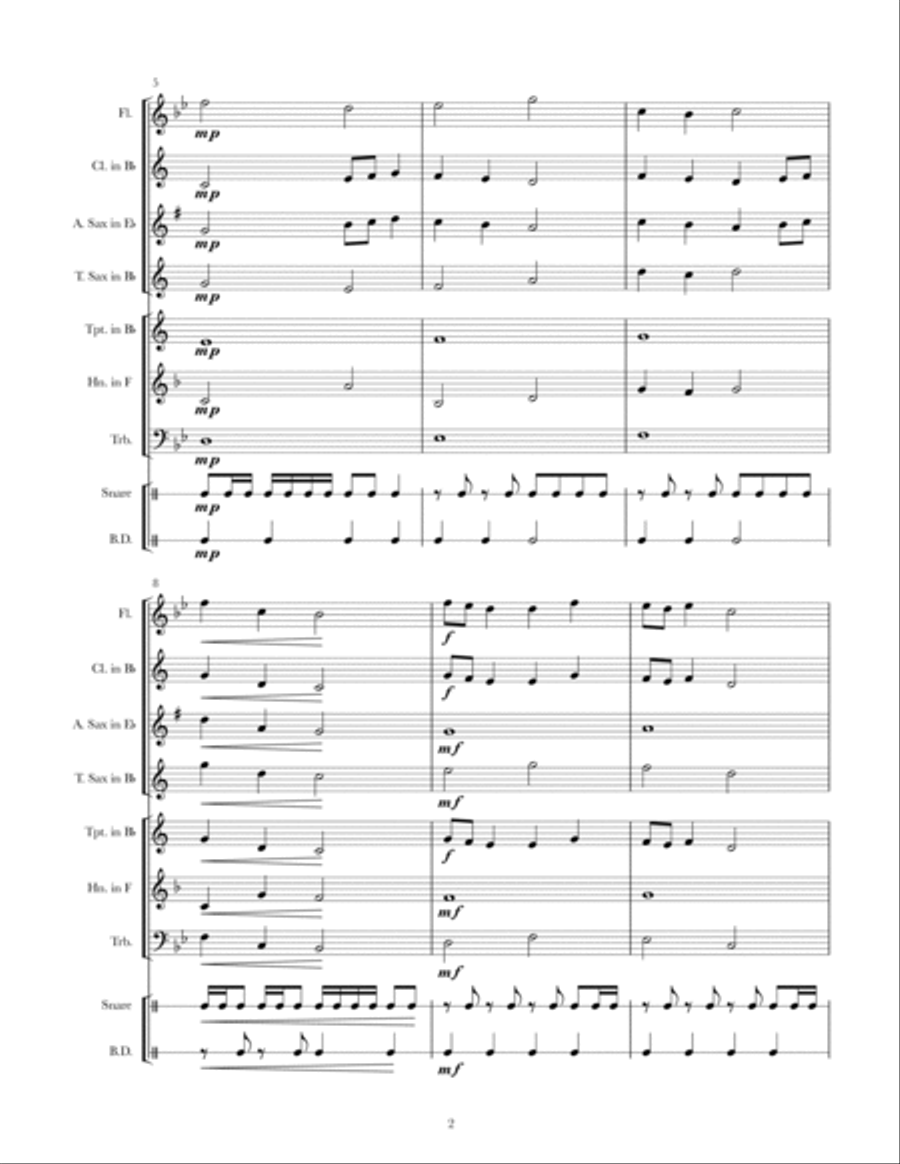 On Parade Concert Band scores gallery preview page 2