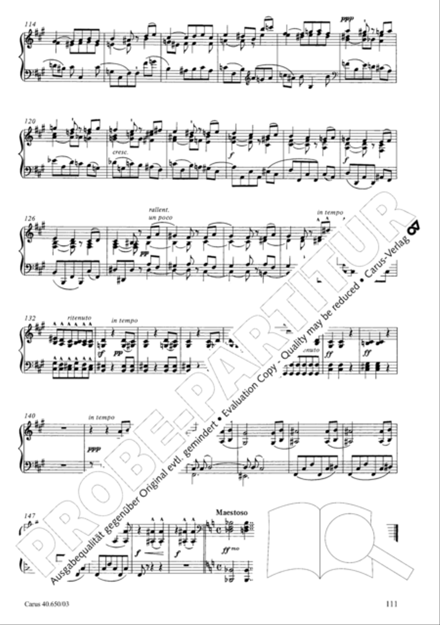Petite Messe solennelle 4-Part scores gallery preview page 114