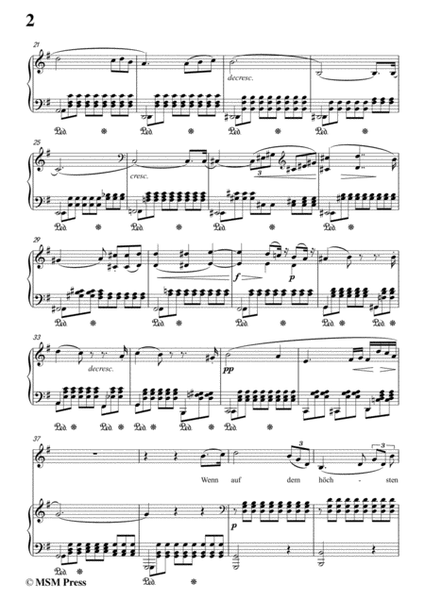 Schubert-Der Hirt auf dem Felsen,Op.129,in G Major,for Voice&Piano image number null