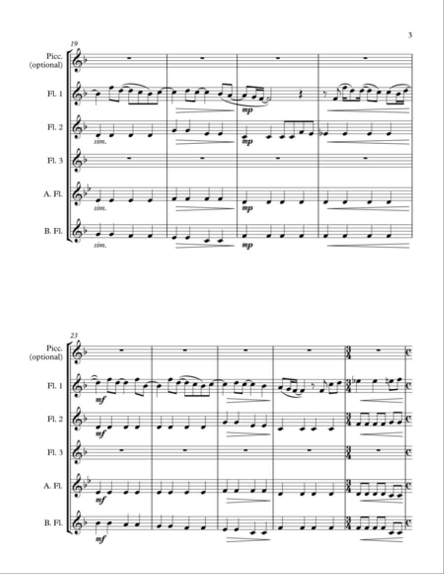Hey Jude Woodwind Ensemble scores gallery preview page 5