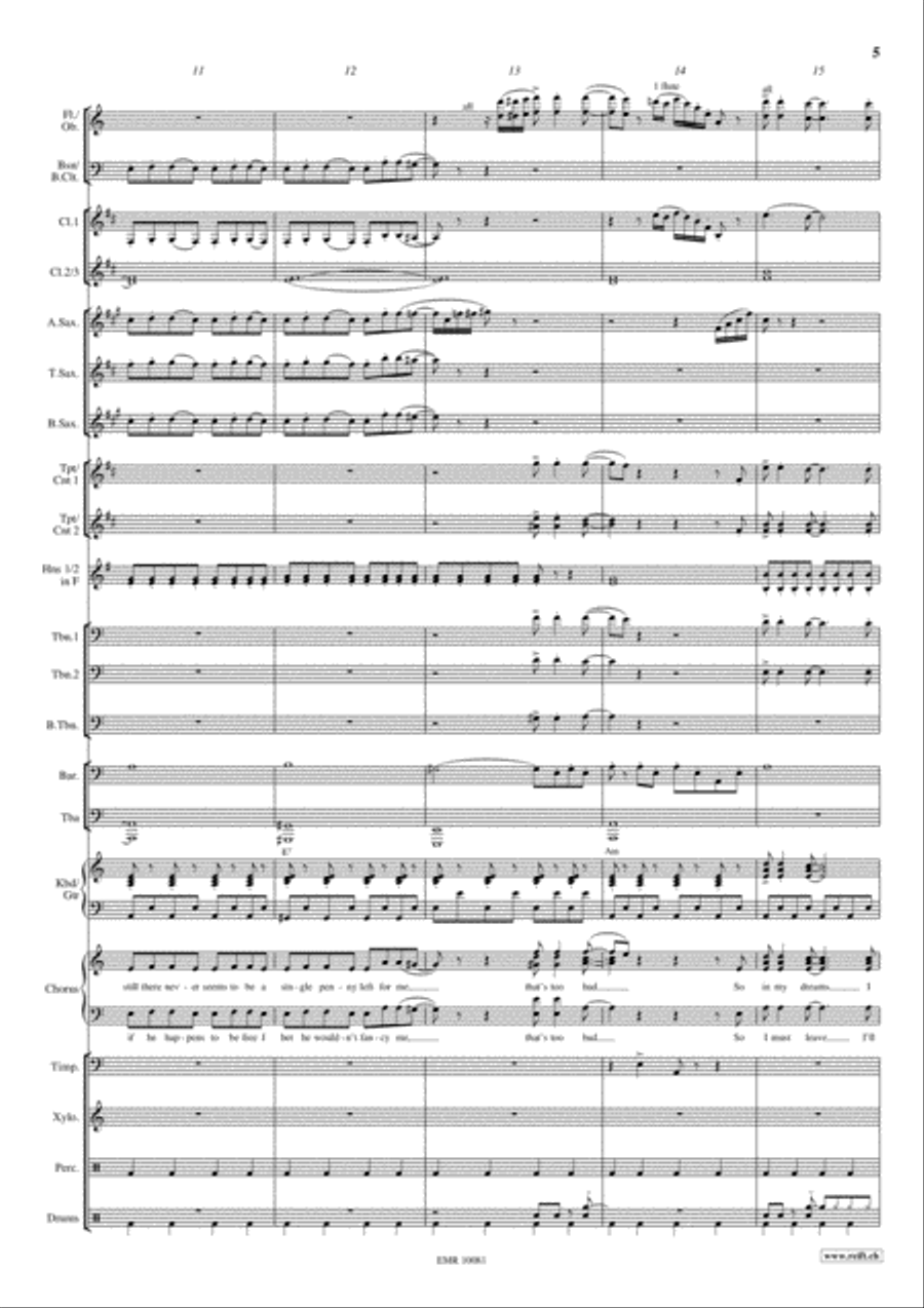 Money, Money, Money 4-Part scores gallery preview page 6