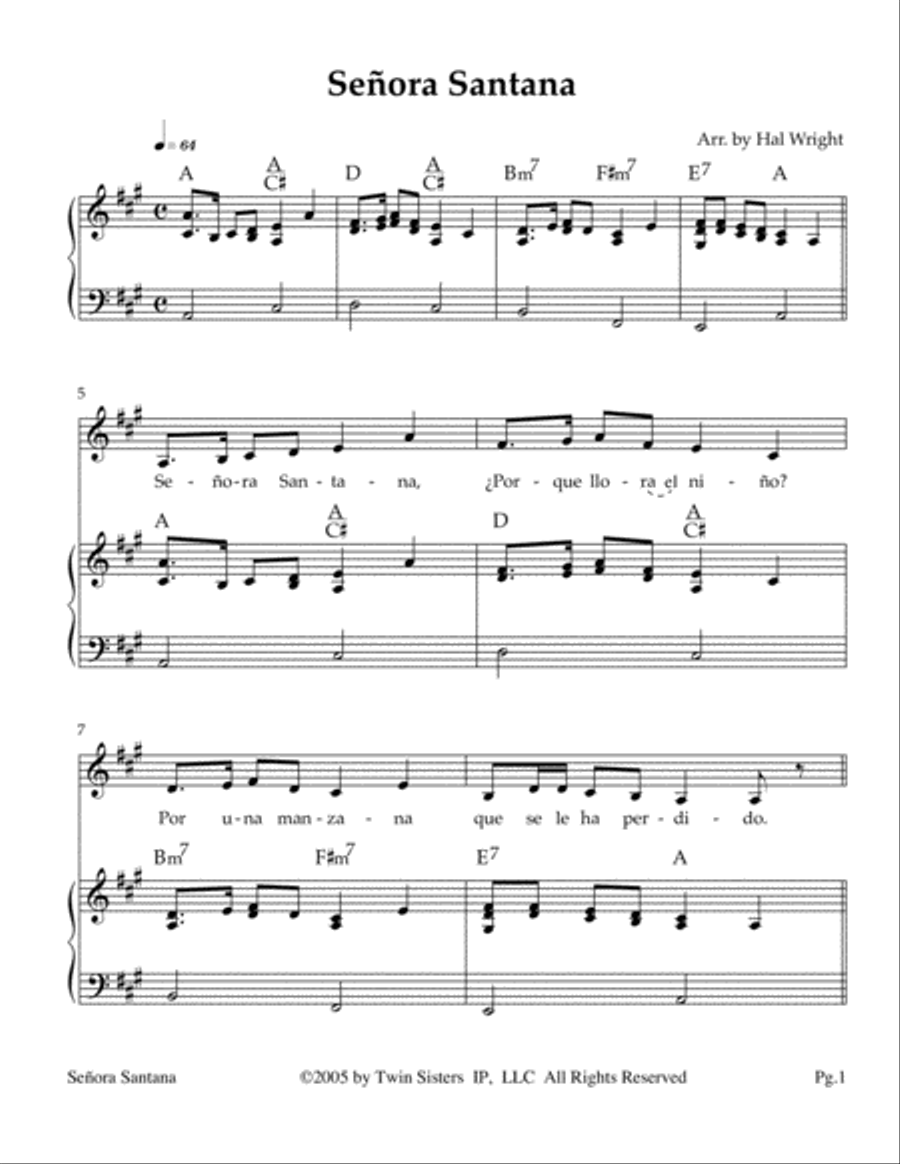 Itzi, Bitzi Araña Voice scores gallery preview page 1