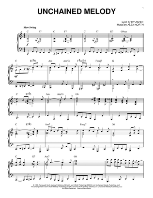 Book cover for Unchained Melody [Jazz version] (arr. Brent Edstrom)