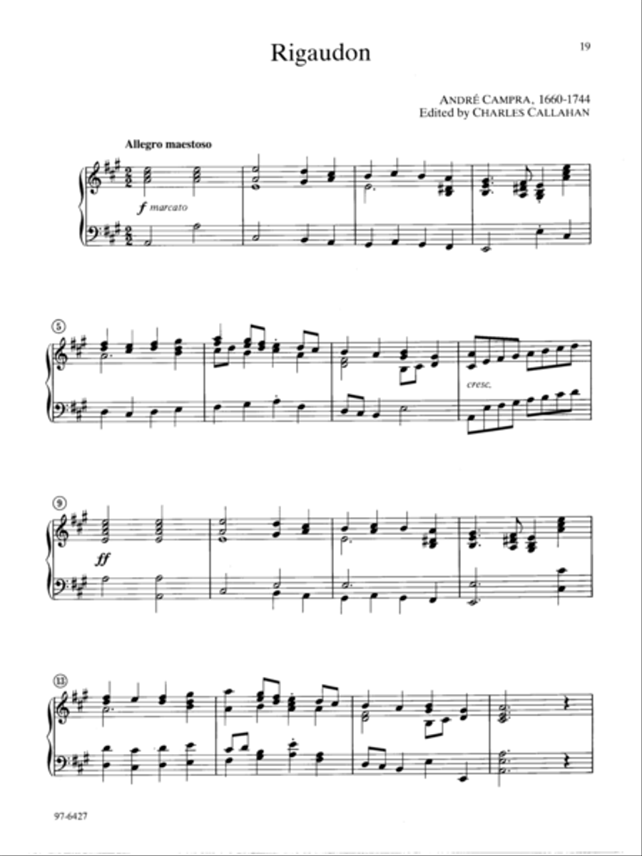 Wedding Music for Manuals Organ scores gallery preview page 8