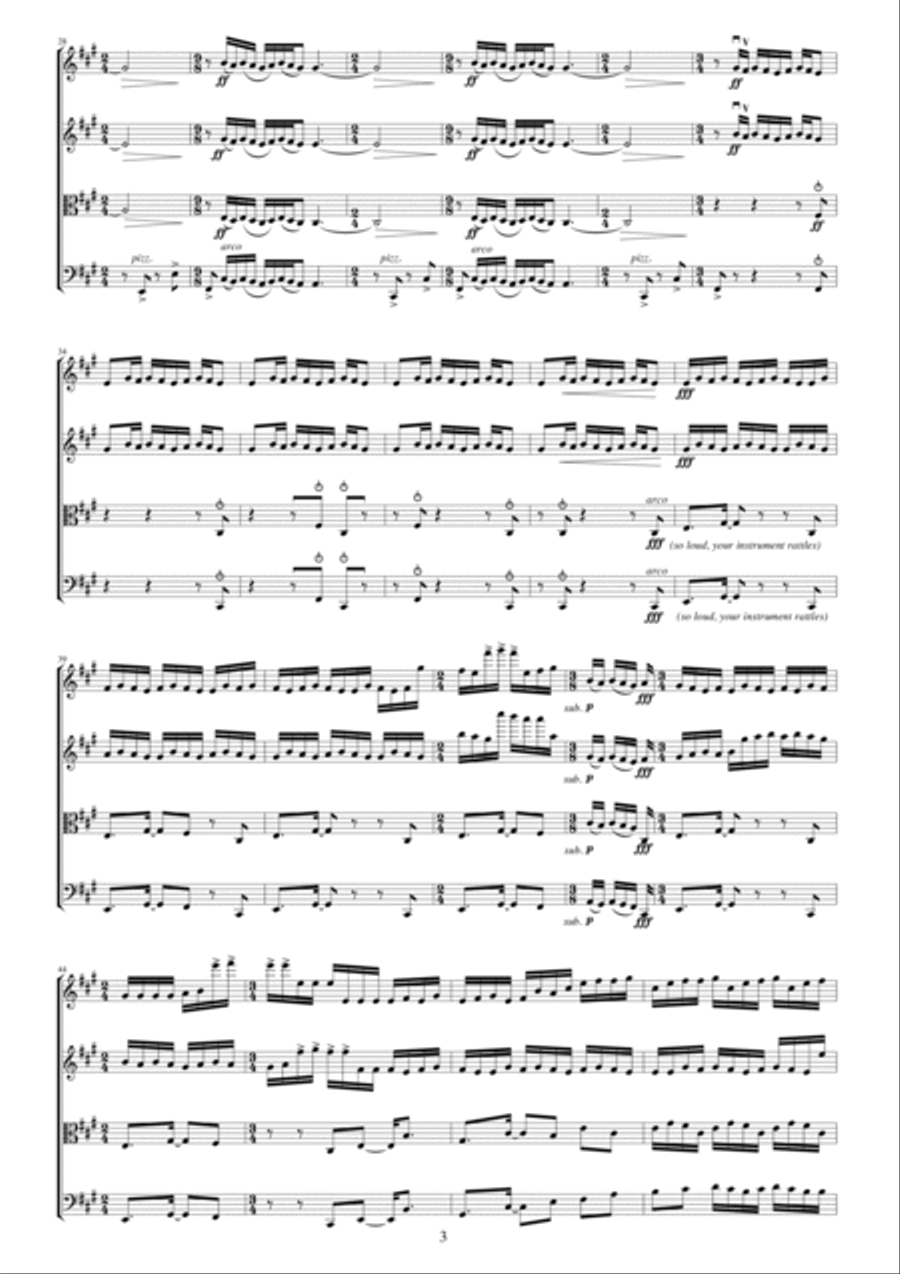 Duang String Quartet scores gallery preview page 4