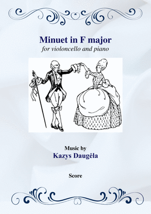 Minuet in F major for Violoncello and Piano