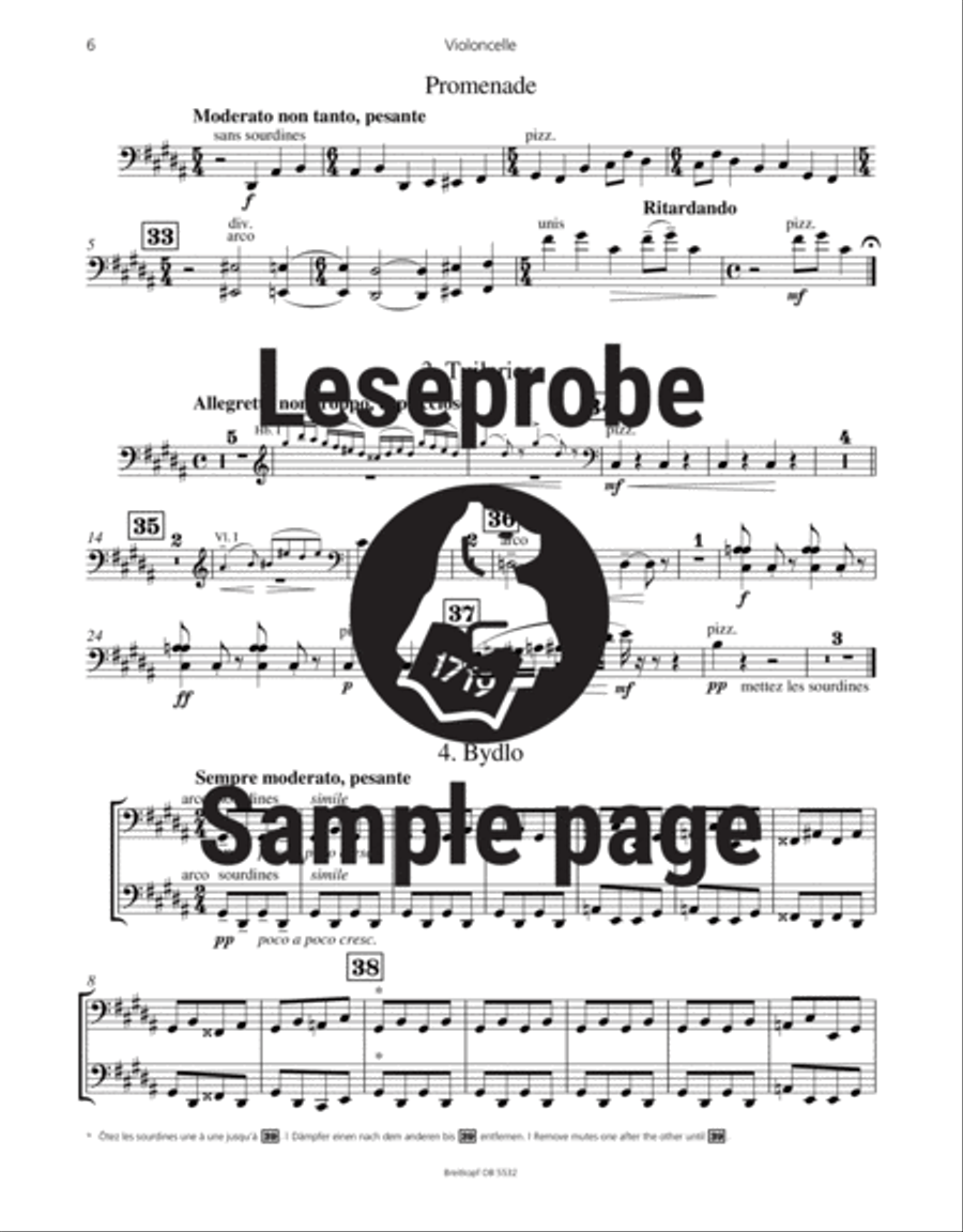 Tableaux d’une exposition Orchestra scores gallery preview page 5