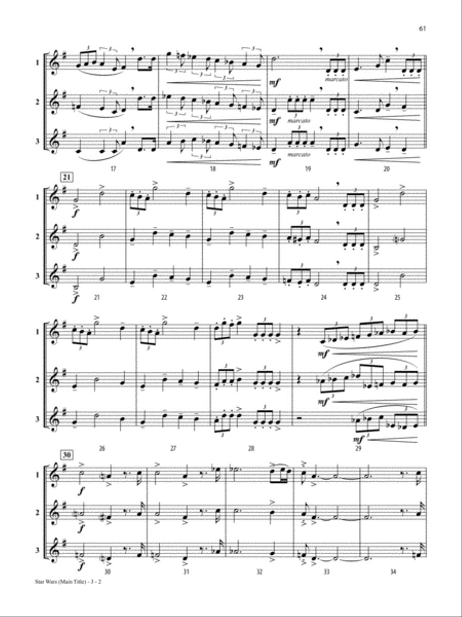 Solos, Duets & Trios for Winds -- Movie Favorites image number null