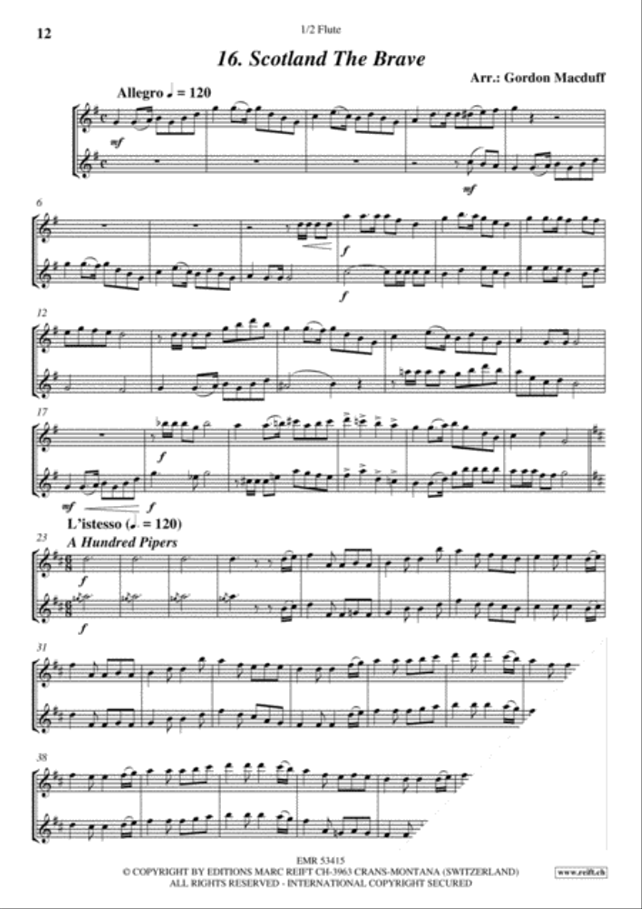 Greatest Duets Volume 2 Flute Duet scores gallery preview page 8