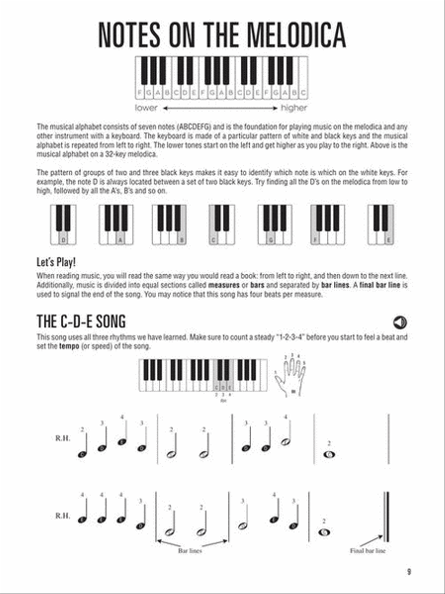 Hal Leonard Melodica Method Collection / Songbook scores gallery preview page 10
