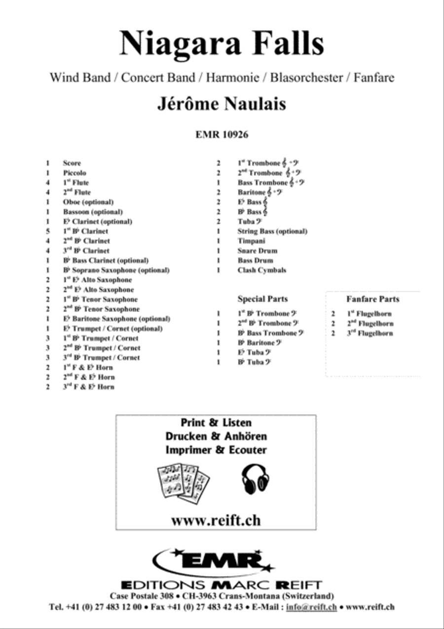 Niagara Falls Concert Band scores gallery preview page 2