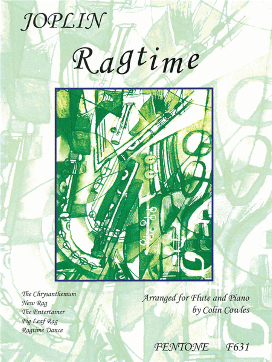 Ragtime by Scott Joplin Flute Solo scores gallery preview page 1