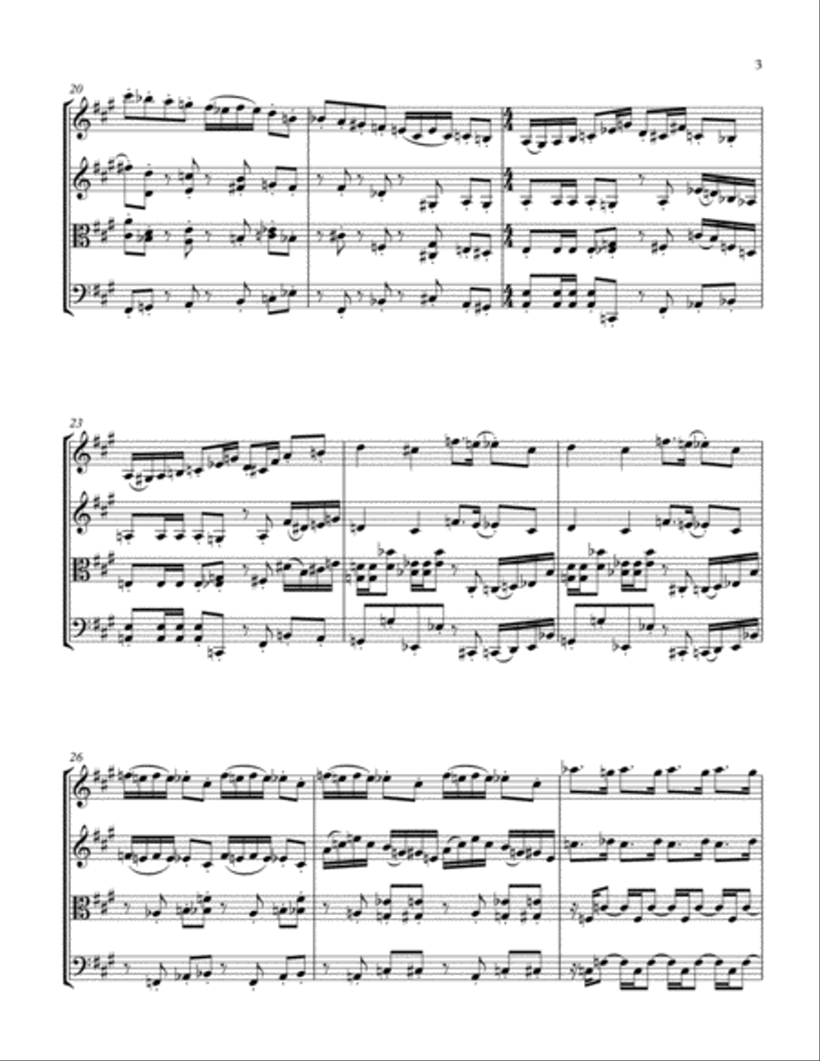 String Quartet No.16 String Quartet scores gallery preview page 3