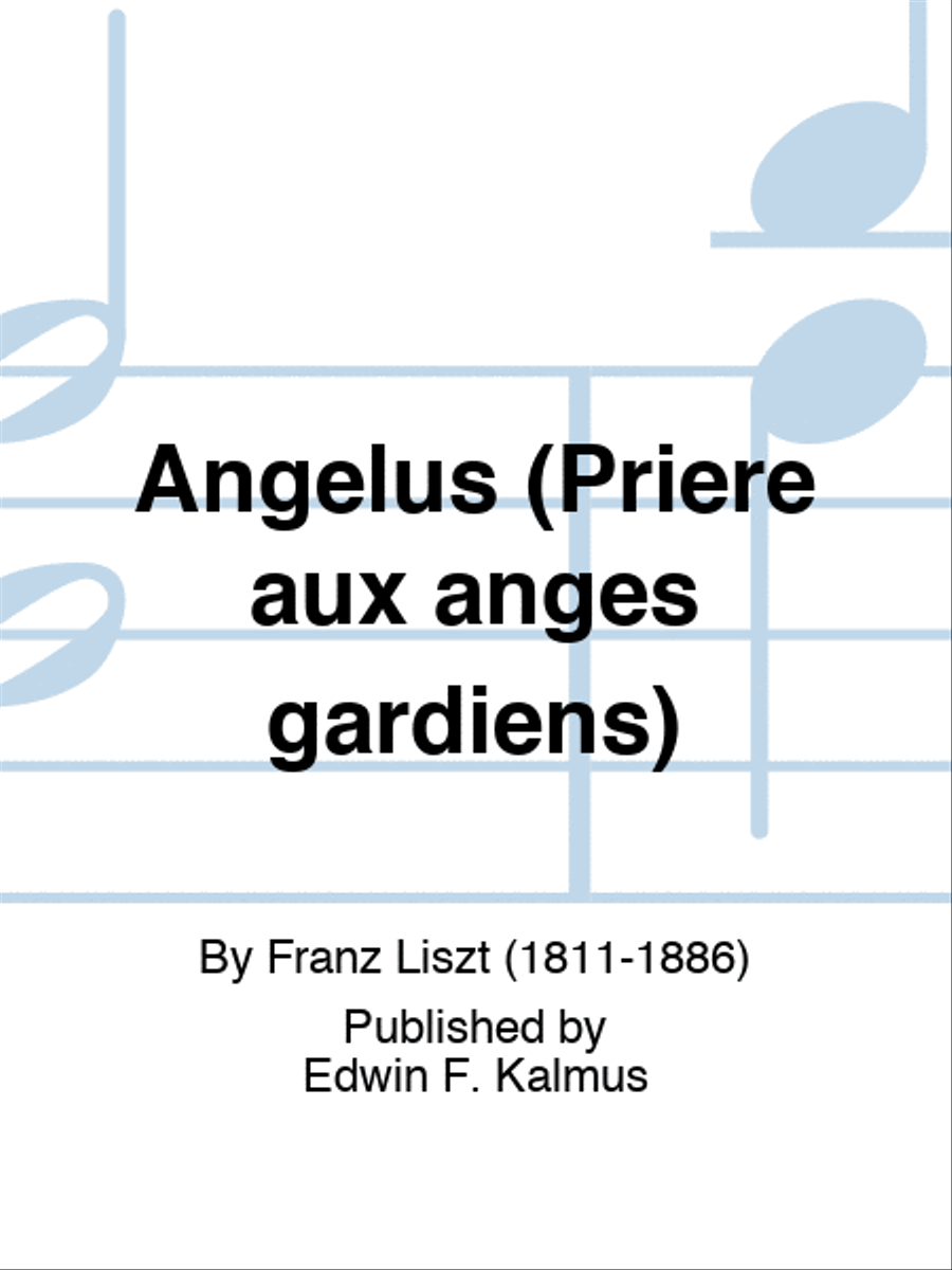 Angelus! Priere aux anges gardiens, S. 378 Score scores gallery preview page 1