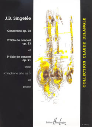 Book cover for 3eme et 5eme Solos de concert / Concertino Op. 78