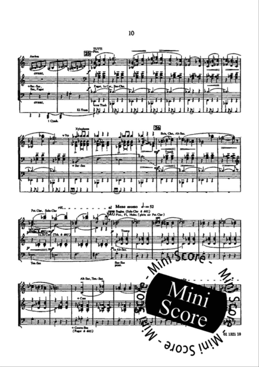 Symphonie de Paris Concert Band scores gallery preview page 14