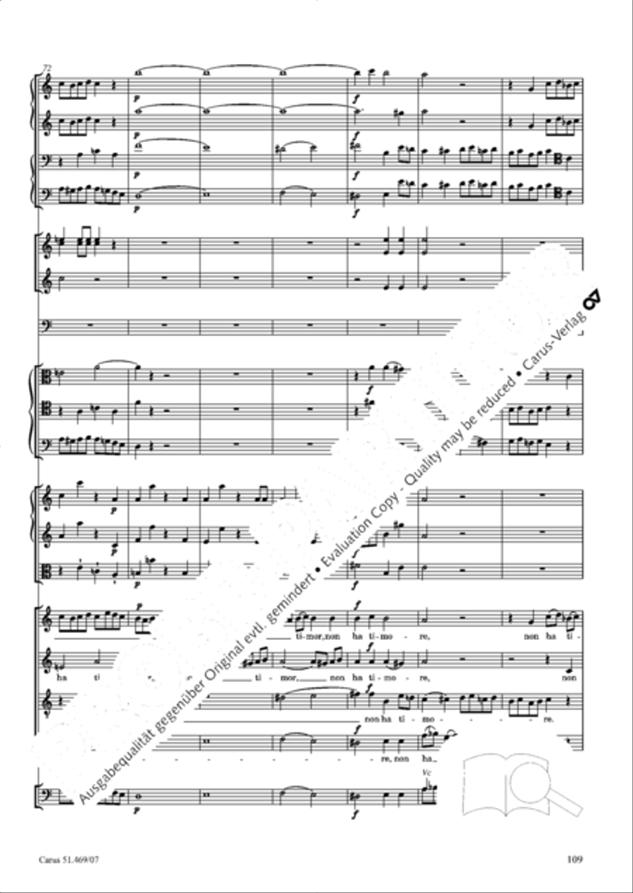 Davide penitente 4-Part scores gallery preview page 122