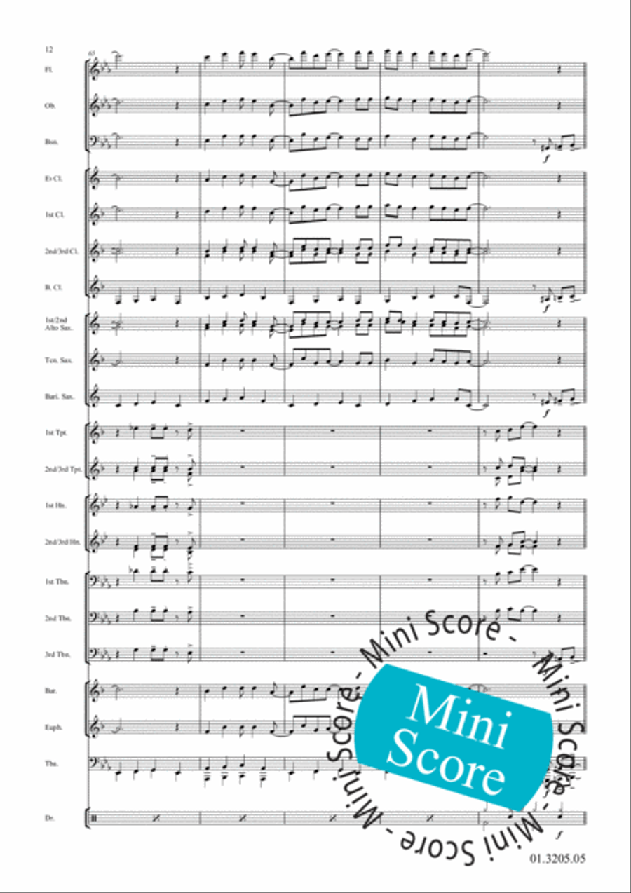 Hangin' On! Concert Band scores gallery preview page 16