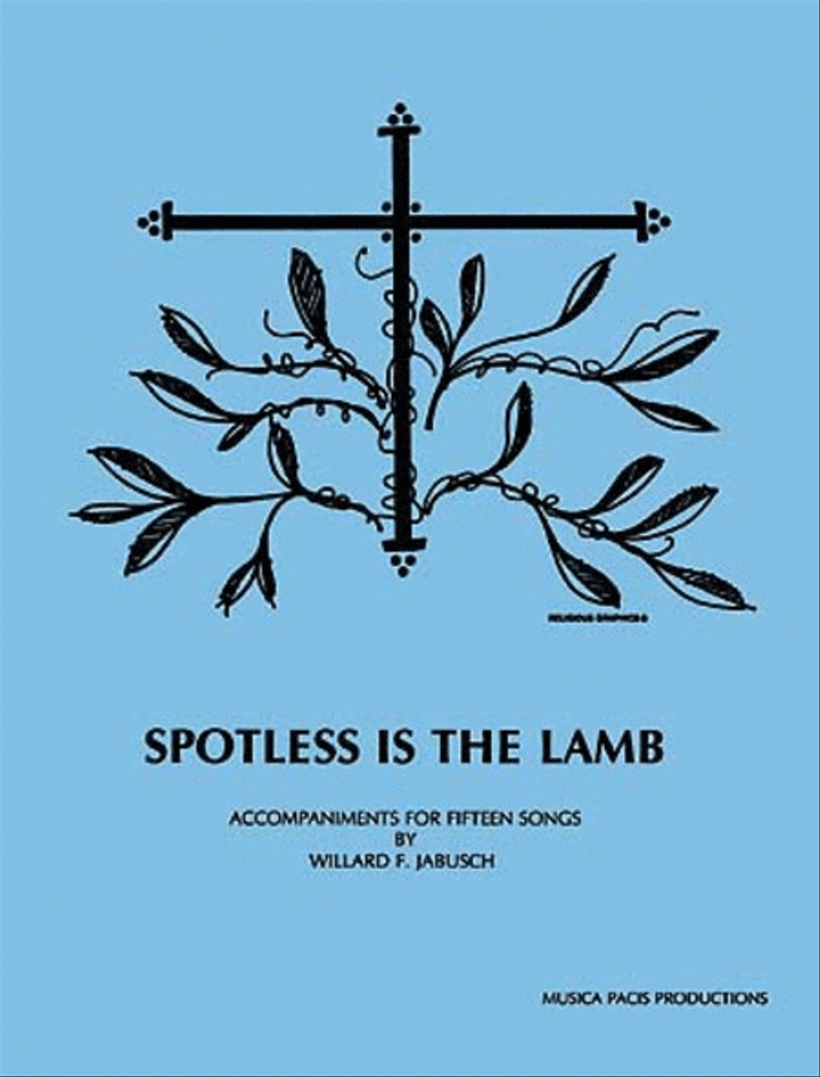 Spotless Is the Lamb Piano scores gallery preview page 1
