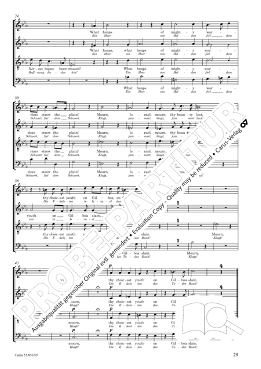 Saul Saul SSATB scores gallery preview page 30