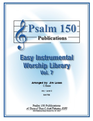 Easy Instrumental Worship Library Vol 7 CBassSolos