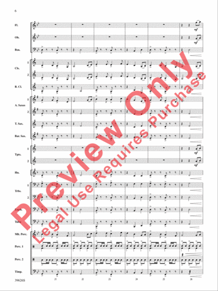 Whiteleaf Hill Whiteleaf Hill Concert Band scores gallery preview page 6