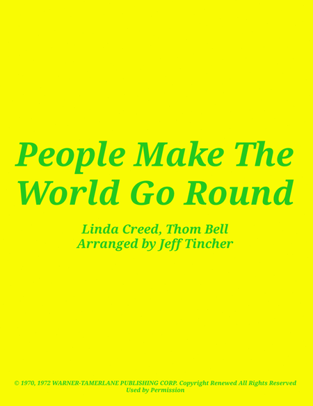 People Make The World Go 'round image number null