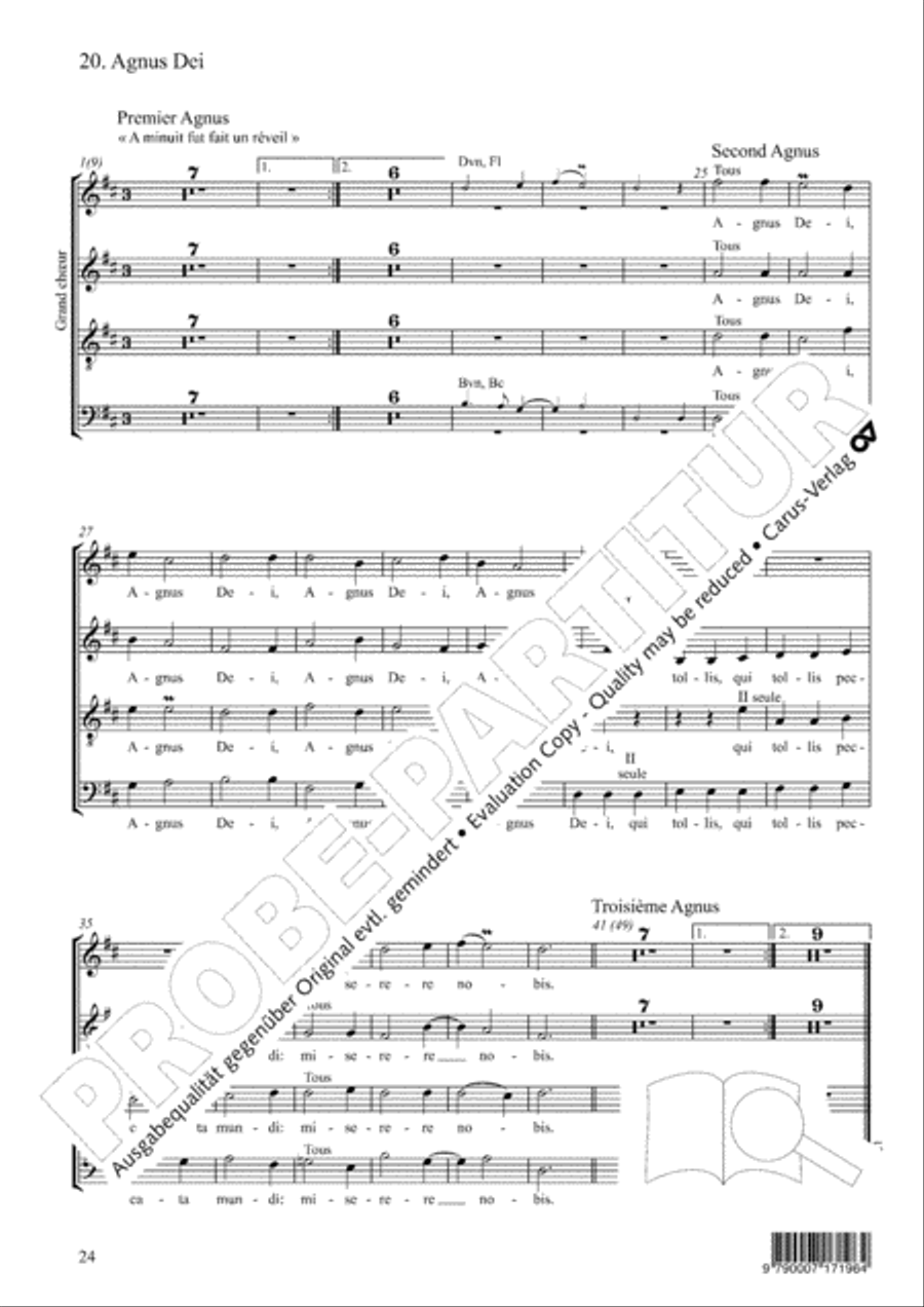 Messe de Minuit pour Noel TB scores gallery preview page 25