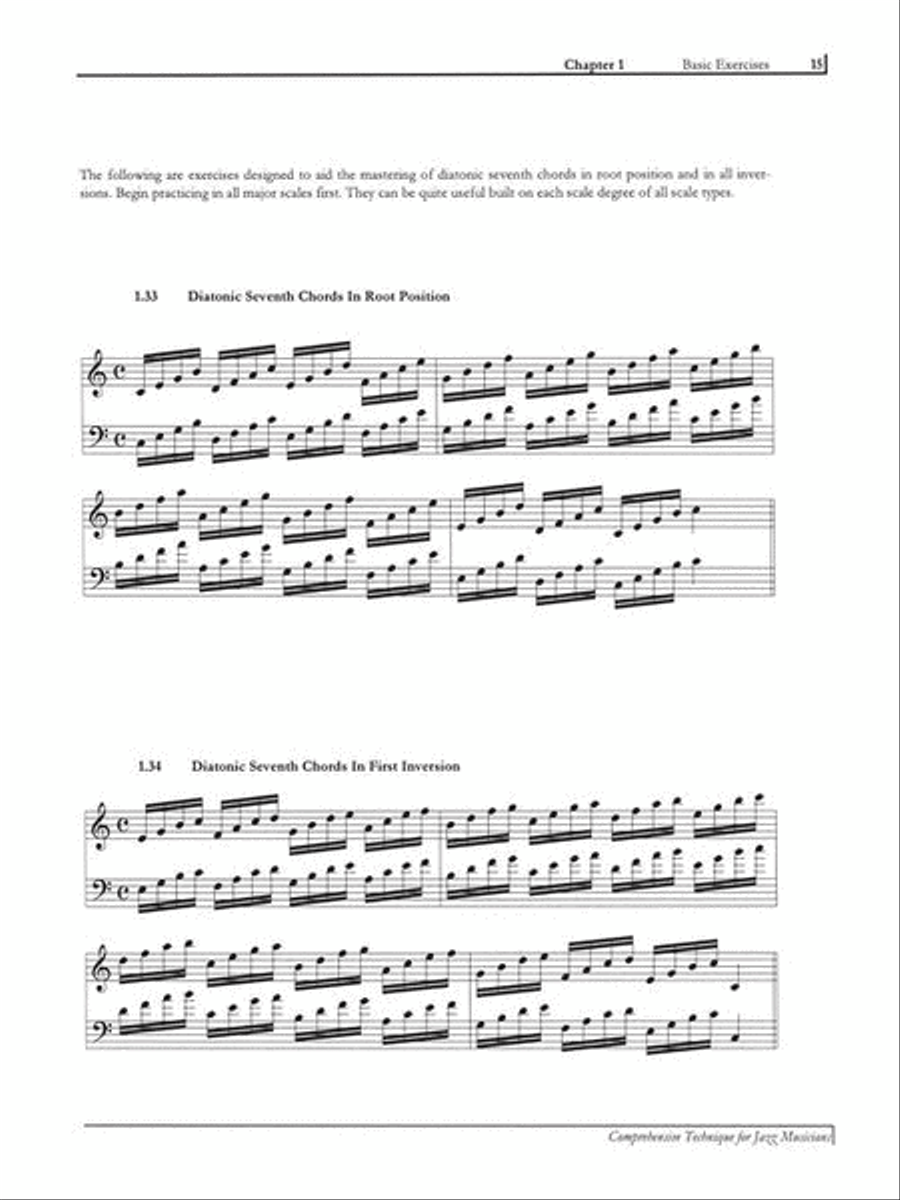 Comprehensive Technique for Jazz Musicians – 2nd Edition Collection / Songbook scores gallery preview page 24