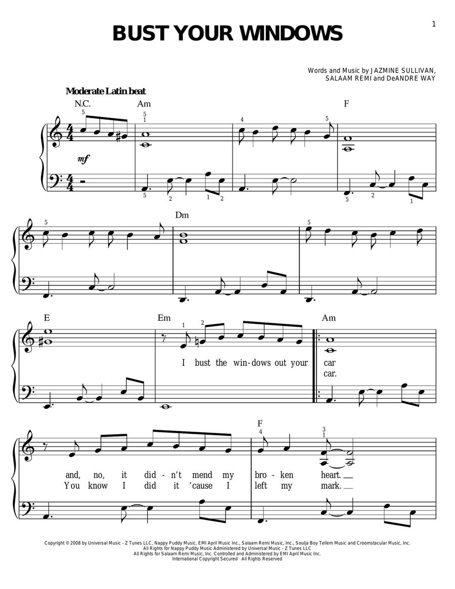 Bust Your Windows Voice scores gallery preview page 1