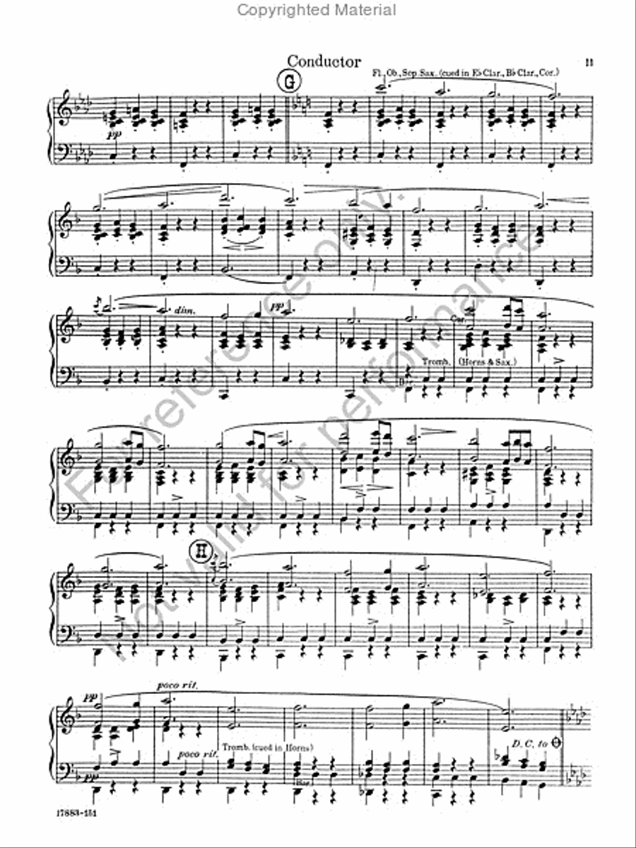 Slavonic Dance No. 7; Slavonic Dance No. 8 Concert Band scores gallery preview page 12