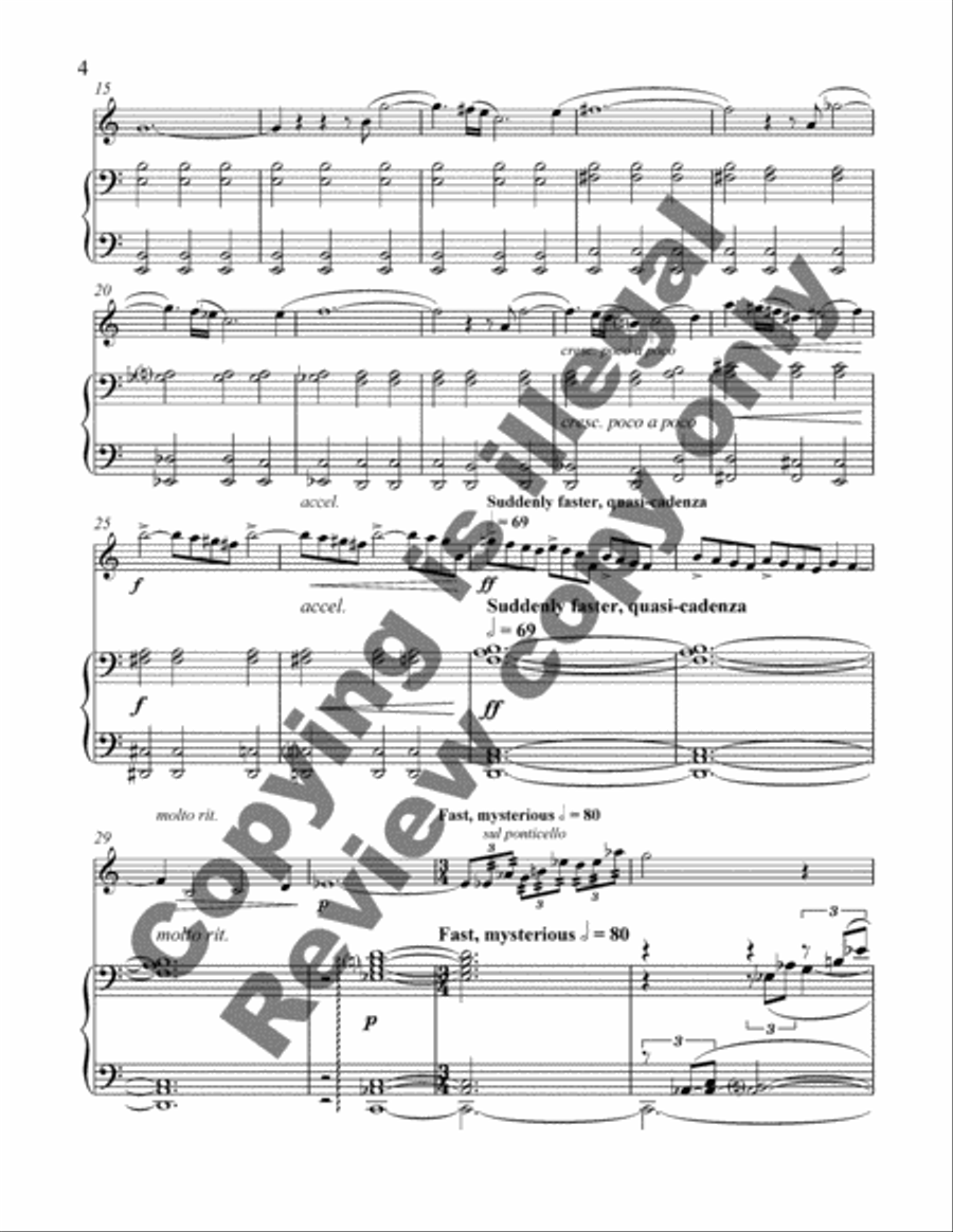 Aria and Fugue Aria and Fugue Violin Solo scores gallery preview page 9