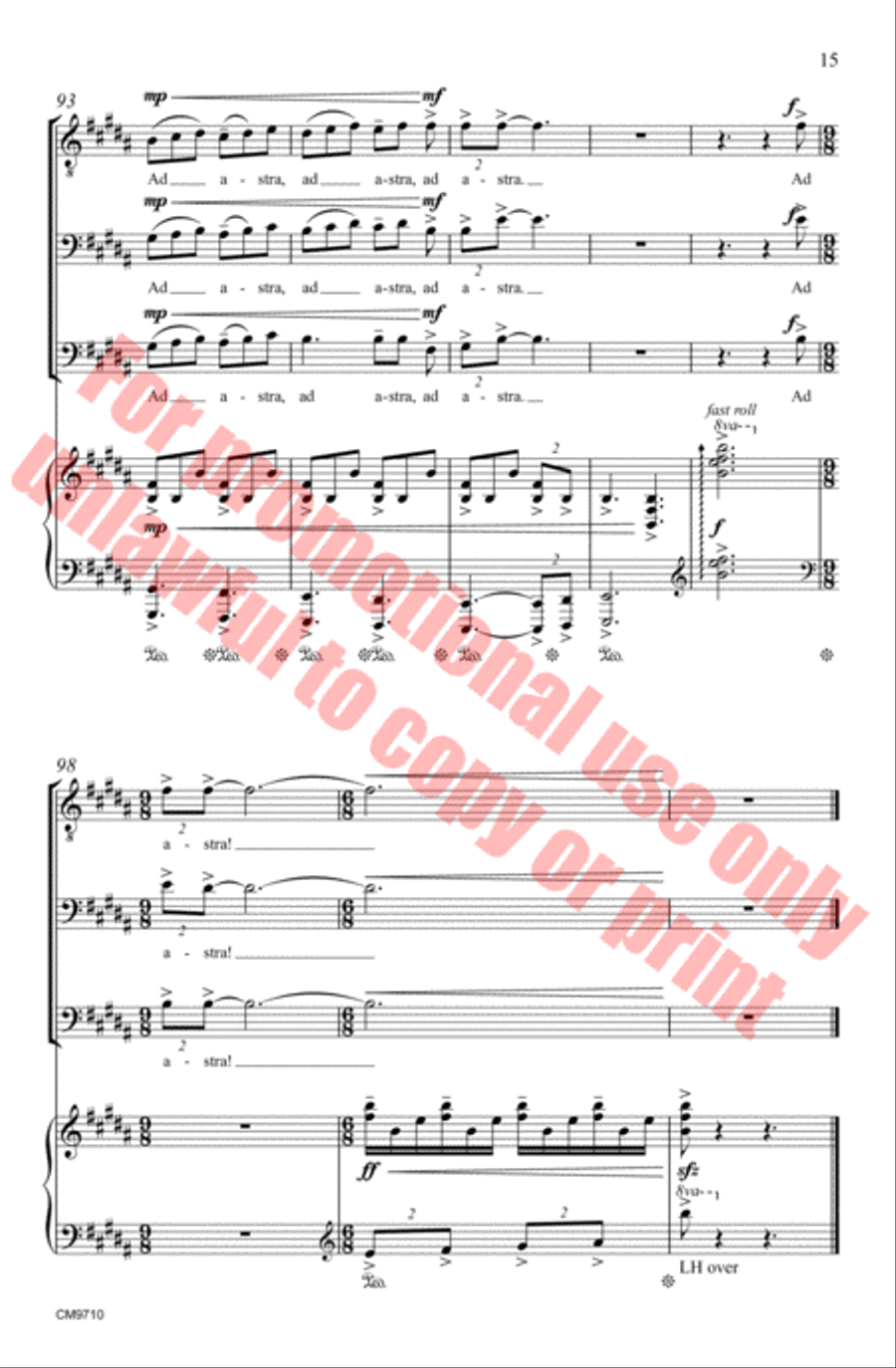 Ad Astra 3-Part scores gallery preview page 16